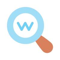 Get this amazing icon of web search in trendy style vector
