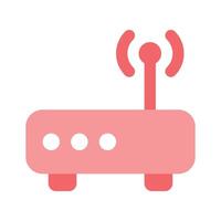 Wifi router icon design, wireless internet provider vector