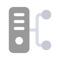 Visually perfect icon of database management in modern style vector