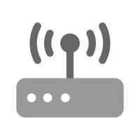 Wifi router icon design, wireless internet provider vector