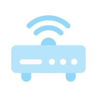 Wifi router icon design, wireless internet provider vector