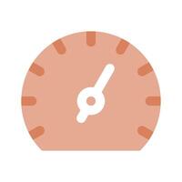 Grab this carefully crafted speedometer icon in modern style, speed indicator sign vector