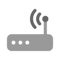 Wifi router icon design, wireless internet provider vector