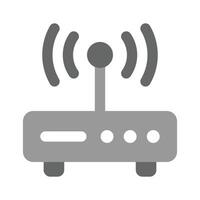 Wifi router icon design, wireless internet provider vector