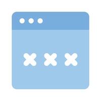 Grab this amazing icon of website password in editable style vector