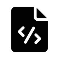 Icon of programming file in editable style, ready to use vector