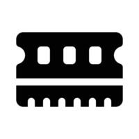 Random access memory, trendy of ram vector