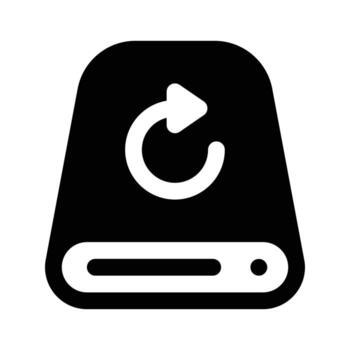 Data Backup, external storage design vector