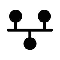 Grab this creative icon of flowchart in modern style vector