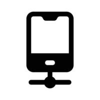 Trendy icon of mobile network, ready for premium use vector