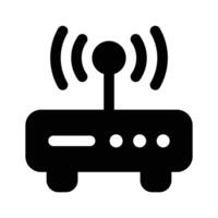 Wifi router icon design, wireless internet provider vector