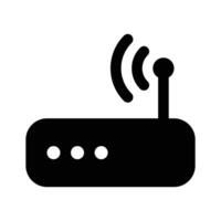 Wifi router icon design, wireless internet provider vector