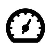 Grab this carefully crafted speedometer icon in modern style, speed indicator sign vector