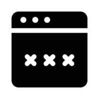 Grab this amazing icon of website password in editable style vector