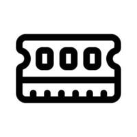 Random access memory, trendy of ram vector