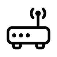 Wifi router icon design, wireless internet provider vector