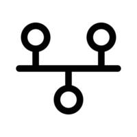 Grab this creative icon of flowchart in modern style vector