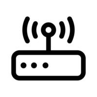 Wifi router icon design, wireless internet provider vector