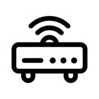 Wifi router icon design, wireless internet provider vector