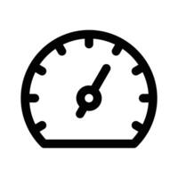 Grab this carefully crafted speedometer icon in modern style, speed indicator sign vector