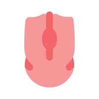 Icon of computer wireless mouse, editable vector