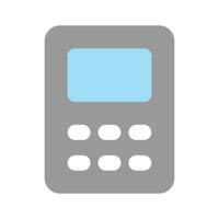 Mathematical calculations, calculation device, icon of calculator vector