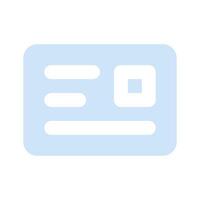 Get your hands on this creatively design icon of id card vector