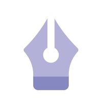 Get hold on this creative icon of pen tool, modern flat style vector