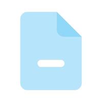Remove page icon design in modern and unique style vector