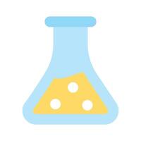 Chemical flask, well designed icon of lab experiment, business experiment vector