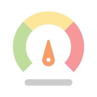 Carefully crafted speedometer icon in modern and editable style, speed indicator sign vector