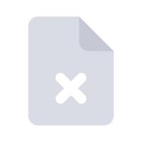 Remove page icon design in modern and unique style vector