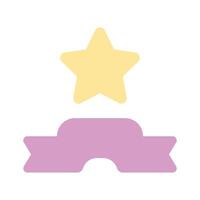 Creatively crafted icon of achievement in editable flat style vector
