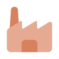 Creatively design icon of factory, industry design vector