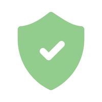 Protection shield icon design, ready to use vector