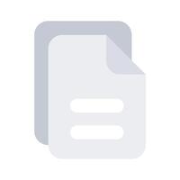 Well designed icon of document in modern and trendy style vector