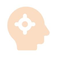 Target customer icon design in editable design style vector