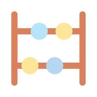 Visually perfect icon of abacus, used for calculation vector