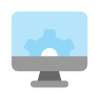 Get this amazon icon of computer setting in modern style vector