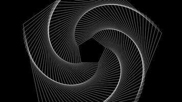 Abstract Motion Graphic Elements Shaping and Forming Backdrop video