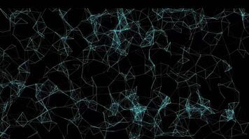 abstract technology background. creative background with lines and dots video