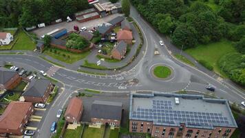 Aerial View of Wolverhampton City of United Kingdom on a Windy and Cloudy Day. June 7th, 2024 video