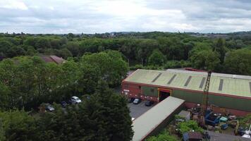 Aerial View of Wolverhampton City of United Kingdom on a Windy and Cloudy Day. June 7th, 2024 video