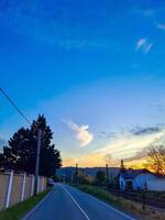 Sky and clouds. Angel white and blue color. Indivisible Day- text, world holiday photo