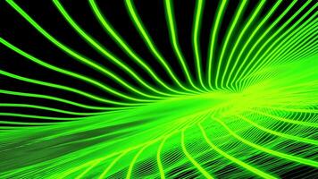 Bright background.Design.Green and purple-pink lines in abstraction move across the background creating patterns. video