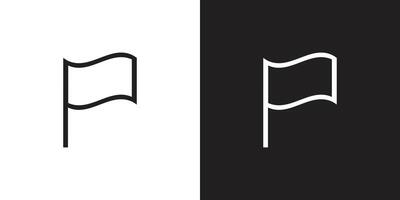 flag icon symbol for website and app vector