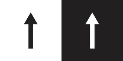 Up arrow icon symbol for website and app vector