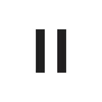 pause sign icon for website and app vector