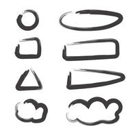 Paint Brush Shape Full Background High Detail Abstract Background vector