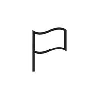 flag icon symbol for website and app vector